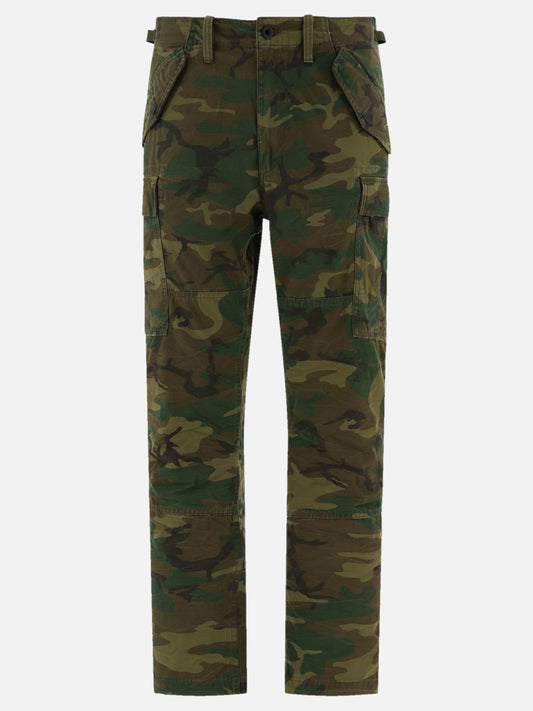Pantaloni cargo camouflage