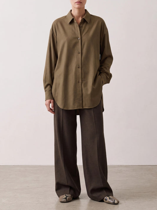 Max Mara Tailored wool pants Brown