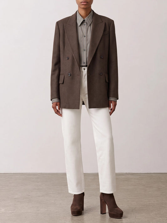 Max Mara "Olimpia" Blazer Brown
