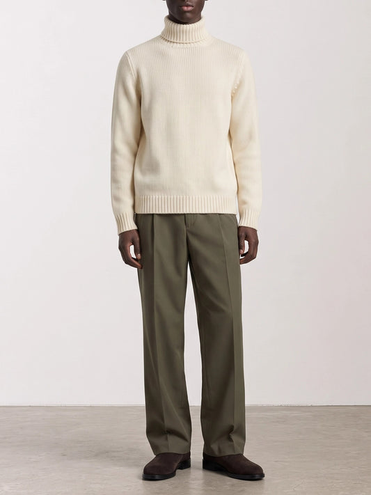 Altum Cashmere turtleneck sweater White