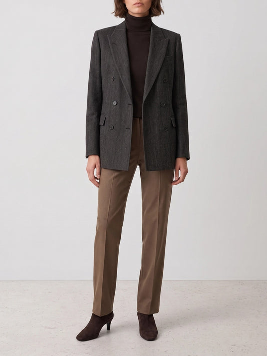 Tagliatore "Paris" Blazer Brown