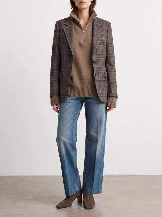 Tagliatore "Paris" Blazer Brown