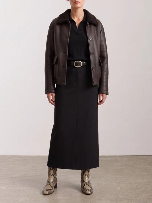 Salvatore Santoro Shearling jacket Brown