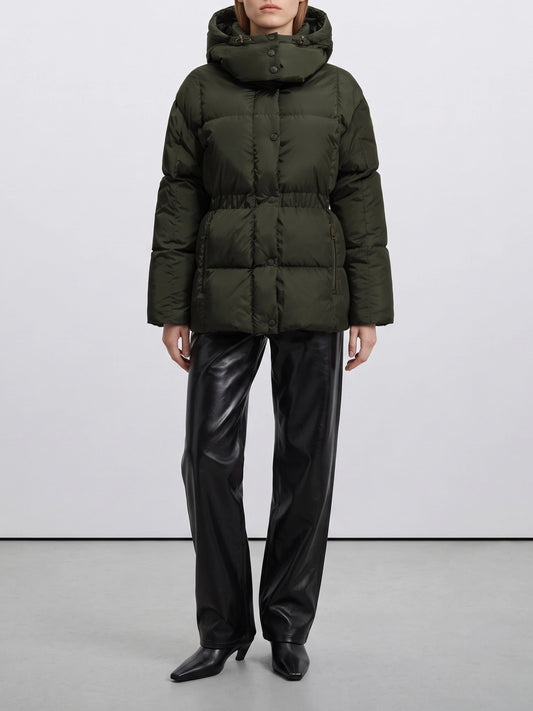 Moncler "Agneux" down jacket Green