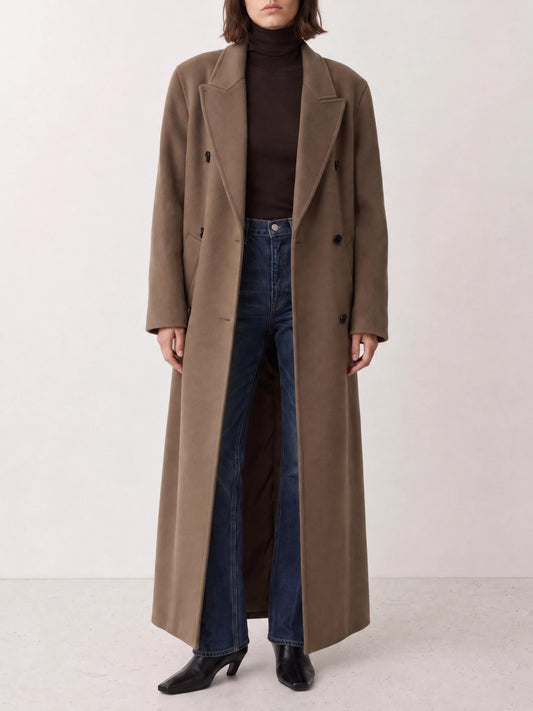 Almada Label "Deja" Long Coat Beige