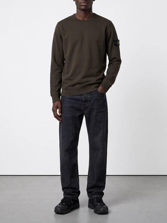 Stone Island Crewneck sweatshirt with logo - Grey