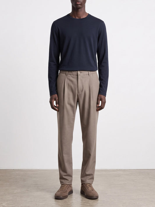 Herno Wool blend sasual pants Beige