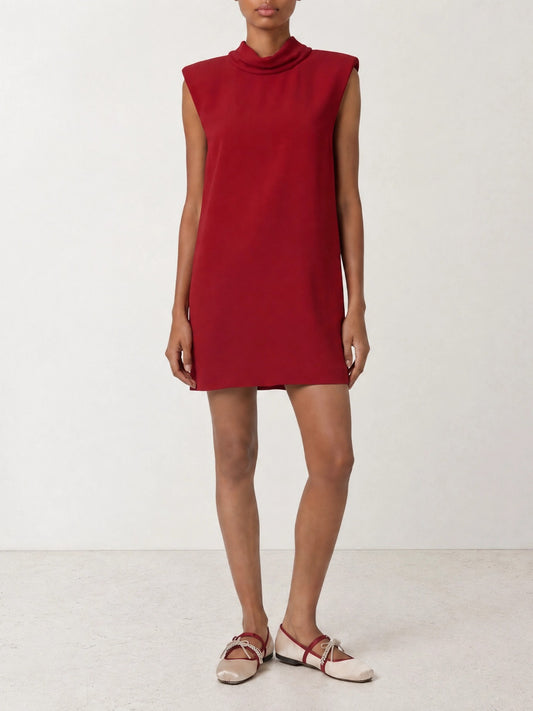 Valentino "Cady Couture" Short Dress Red