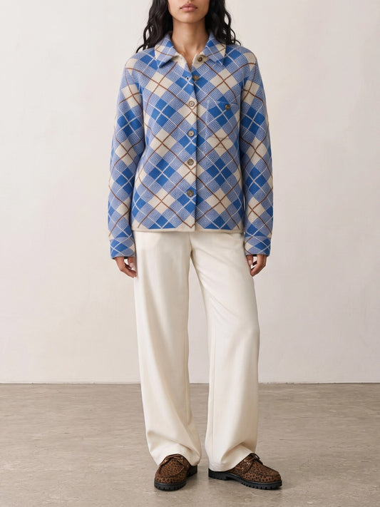 Guest in Residence "Dylan" Cardigan Blue