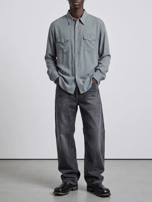 Visvim "Meridian" Casual Shirt Grey