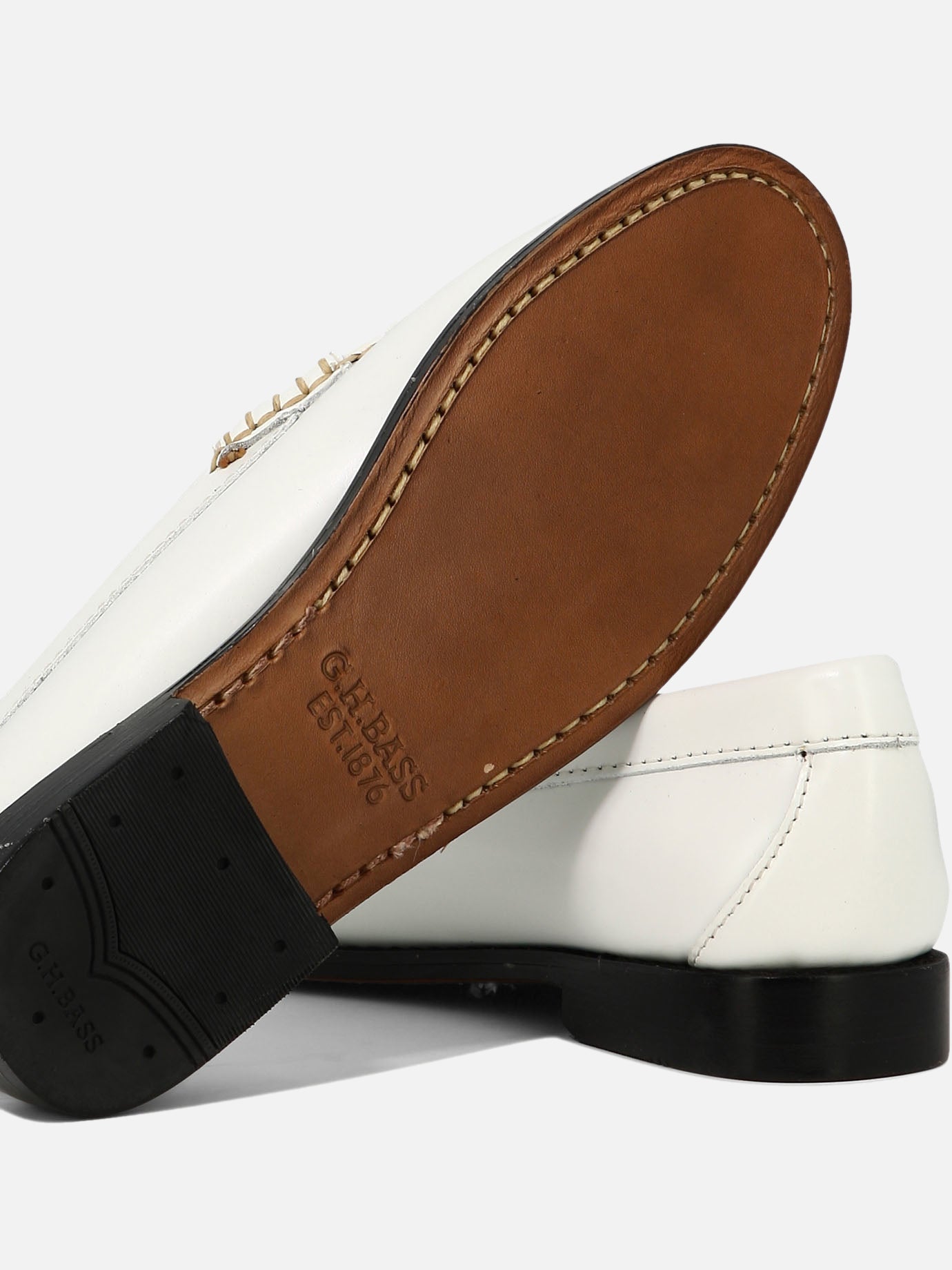 Loafers 100% leather - 80% leather 20% rubber White - G.H. Bass & Co. Women | PDP | VIETTI Online Store | Zoom-Modal_5
