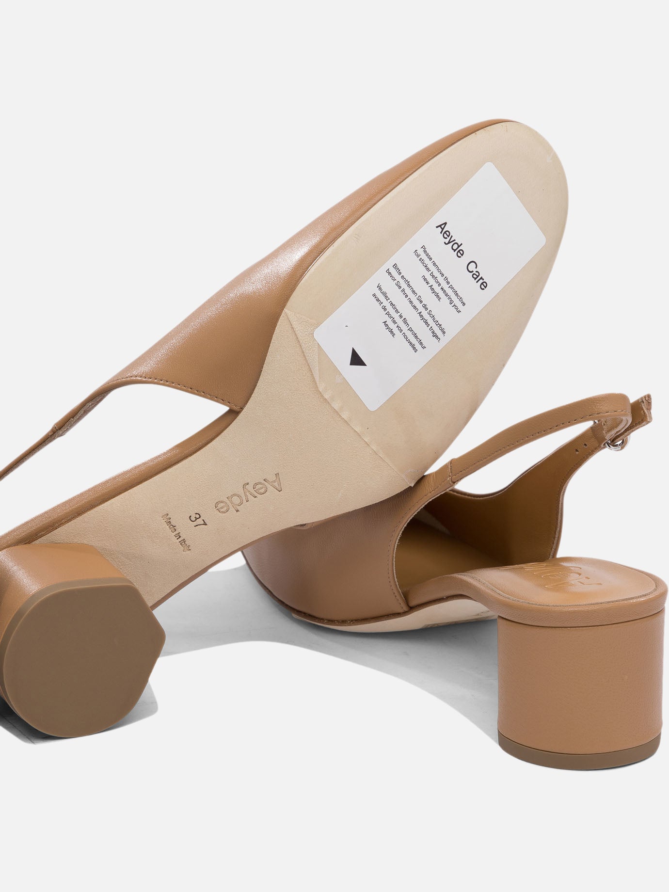 Slingbacks 100% nappa leather - 100% cow leather Beige - Aeyde Women | PDP | VIETTI Online Store | Zoom-Modal_5