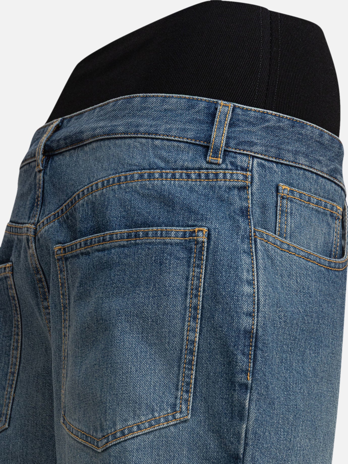 Five pockets shorts Solid colour Blue - Alaïa Women | PDP | VIETTI Online Store | Zoom-Modal_4