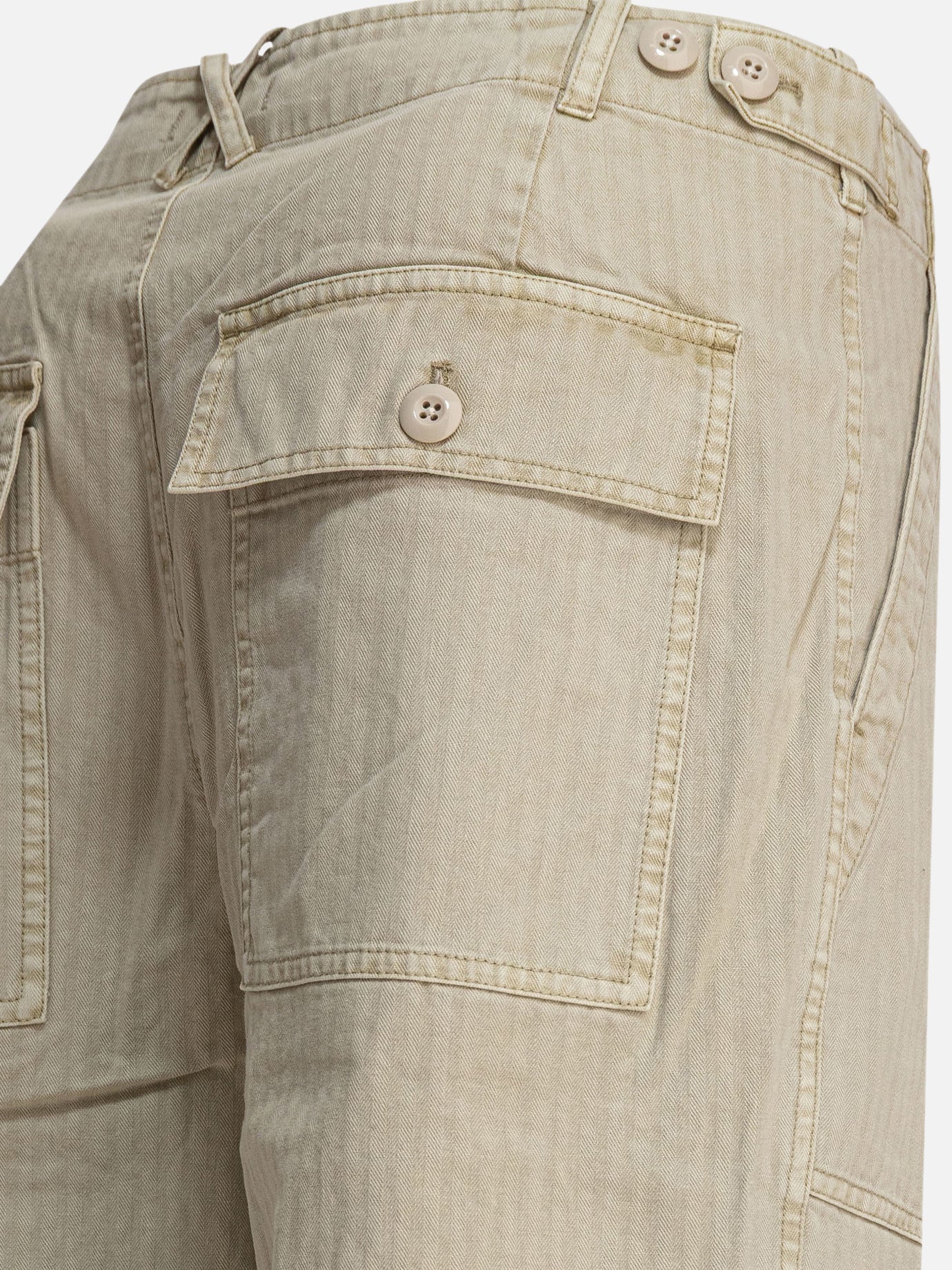 Leisure trousers Solid colour Beige - Alex Mill Men | PDP | VIETTI Online Store | Zoom-Modal_4