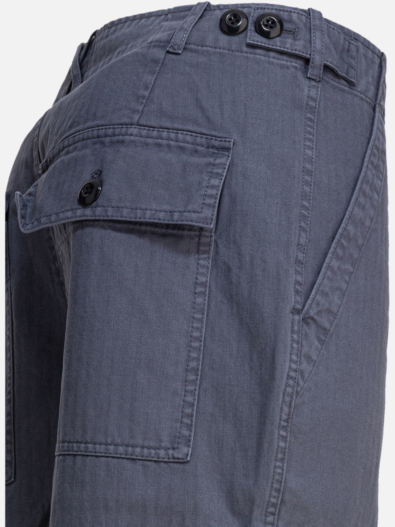 Leisure trousers Solid colour Blue - Alex Mill Men | PDP | VIETTI Online Store | Zoom-Modal_4