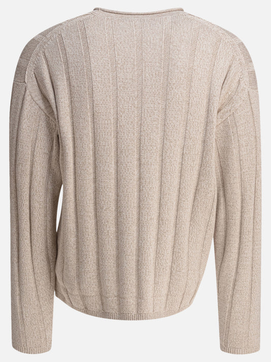 Crewneck sweaters Solid colour Beige - Alex Mill Men | PLP | VIETTI Online Store | 2