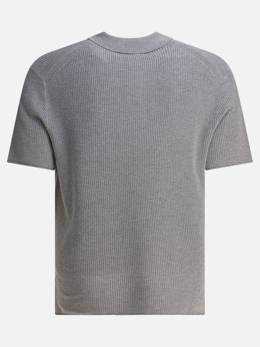 Polo shirts with buttons Solid colour Grey - Alex Mill Men | PLP | VIETTI Online Store | 2