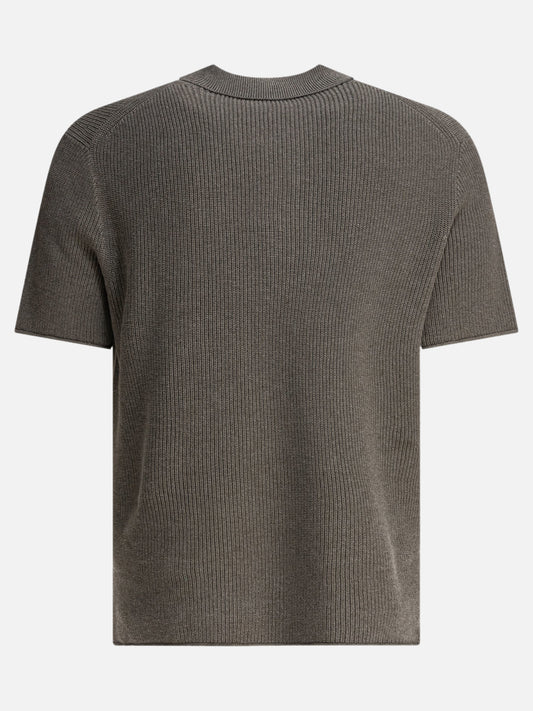 Polo shirts with buttons Solid colour Grey - Alex Mill Men | PLP | VIETTI Online Store | 2