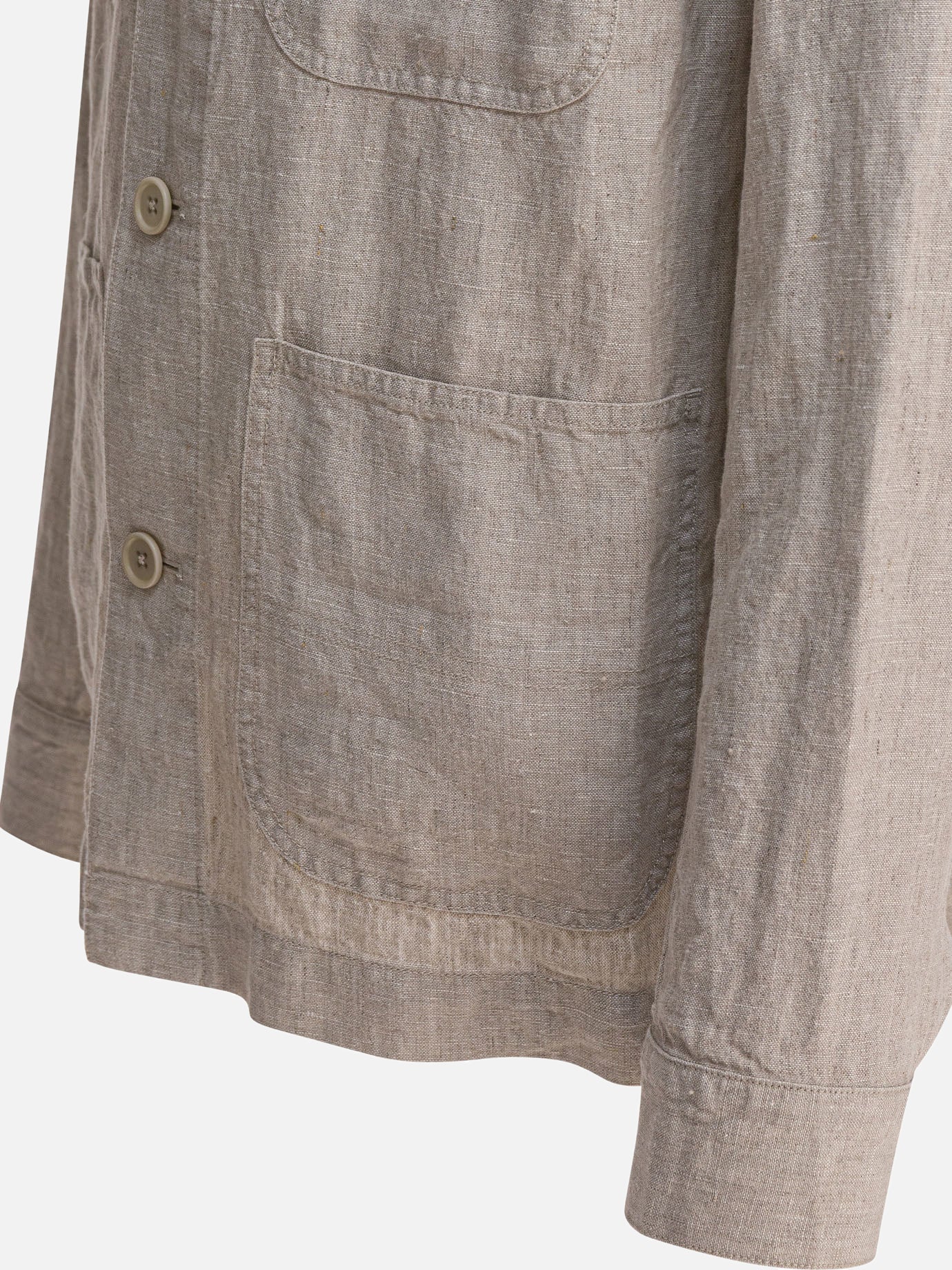Giacche overshirt Solid colour Beige - Alex Mill Uomo | PDP | VIETTI Online Store | Zoom-Modal_4