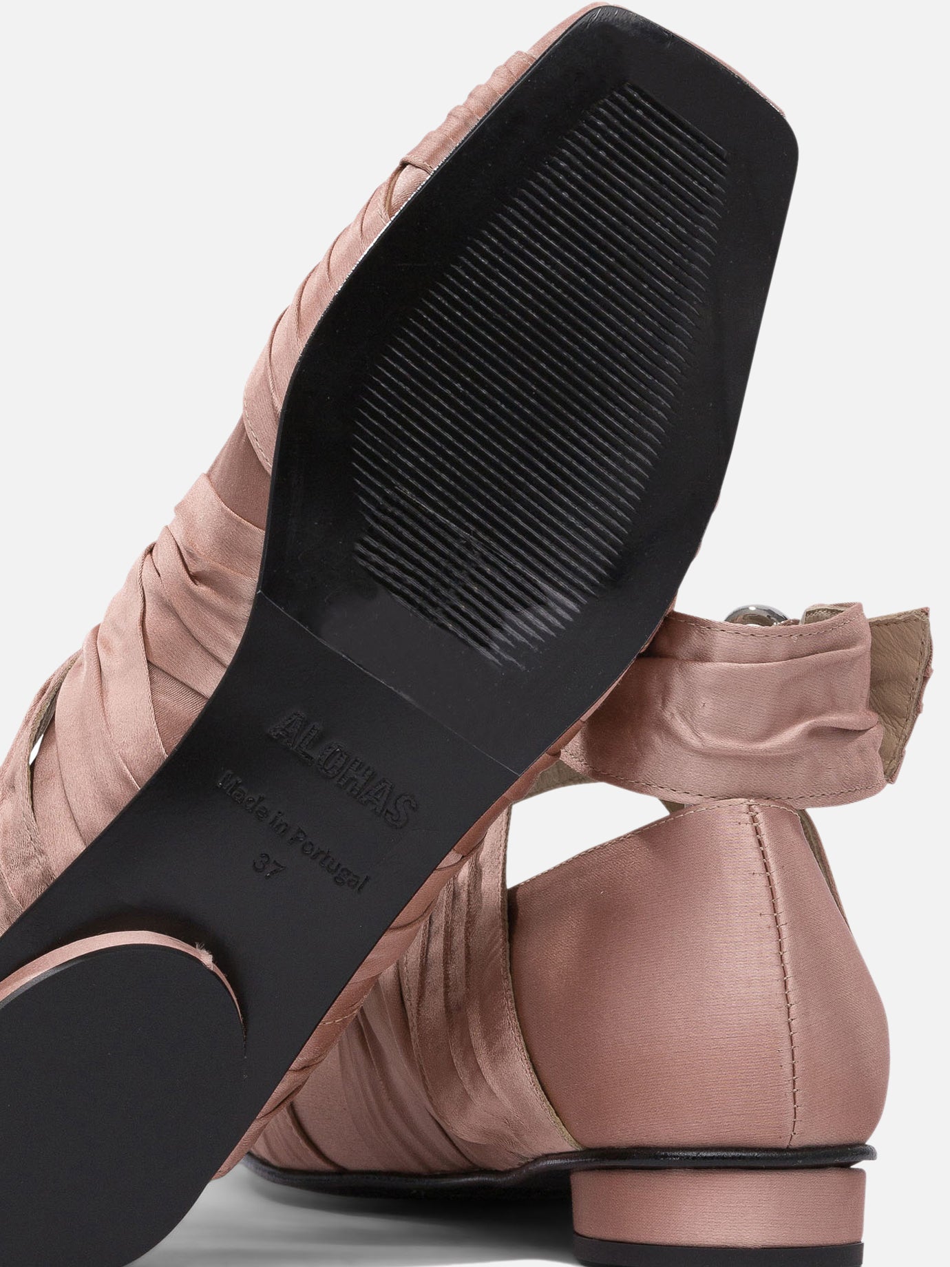 Classic ballet flats 60% polyethylene 40% recycled polyester - 100% cuerolite Pink - Alohas Women | PDP | VIETTI Online Store | Zoom-Modal_5