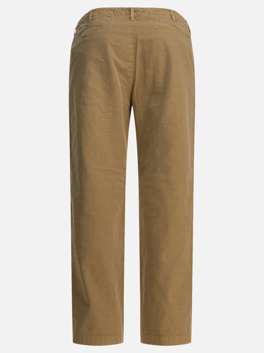Leisure trousers Solid colour Beige - Auralee Men | PLP | VIETTI Online Store | 2