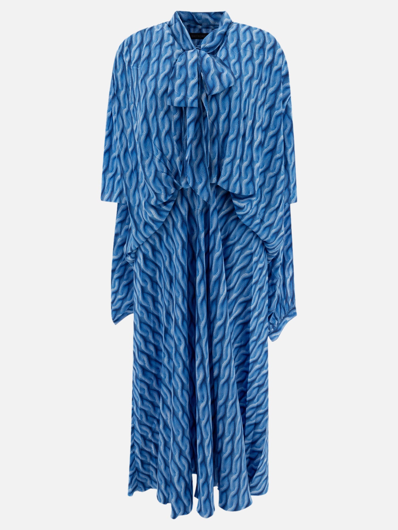 Balenciaga Printed dress Blue - Women | VIETTI Online Store Balenciaga Printed dress Blue - Women | VIETTI Online Store
