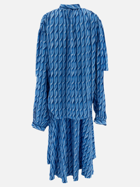 Long dresses Graphics Blue - Balenciaga Women | PLP | VIETTI Online Store | 2