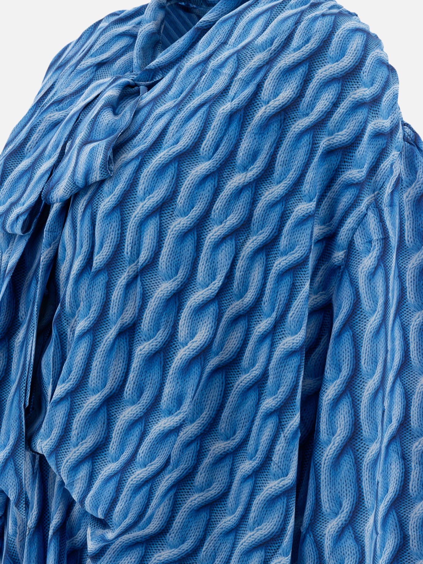 Long dresses Graphics Blue - Balenciaga Women | PDP | VIETTI Online Store | Zoom-Modal_4