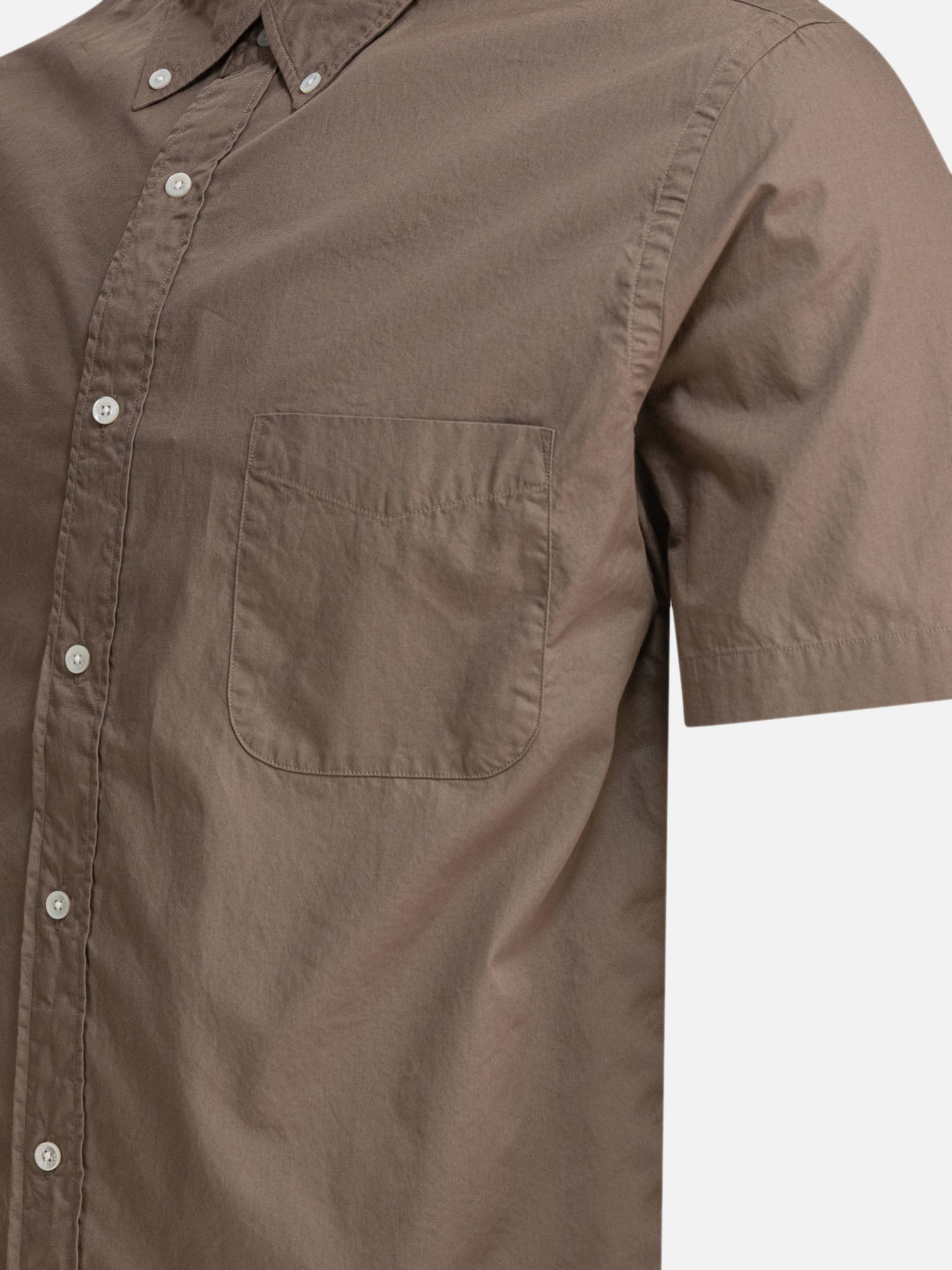 Casual shirts Solid colour Beige - Beams Plus Men | PDP | VIETTI Online Store | Zoom-Modal_4