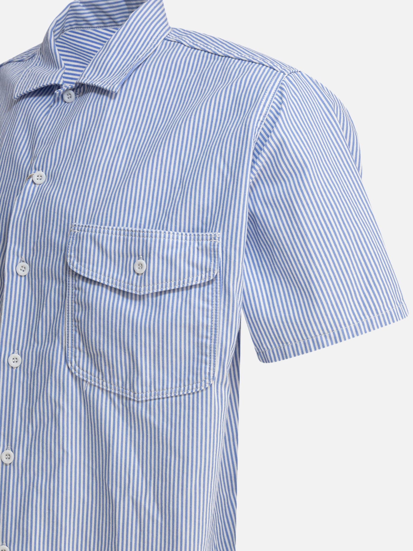 Casual shirts Striped Blue - Beams Plus Men | PDP | VIETTI Online Store | Zoom-Modal_4