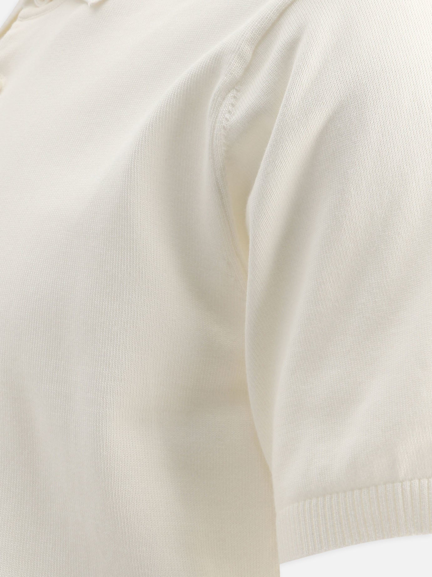 Polo shirts with buttons Solid colour White - Beams Plus Men | PDP | VIETTI Online Store | Zoom-Modal_4