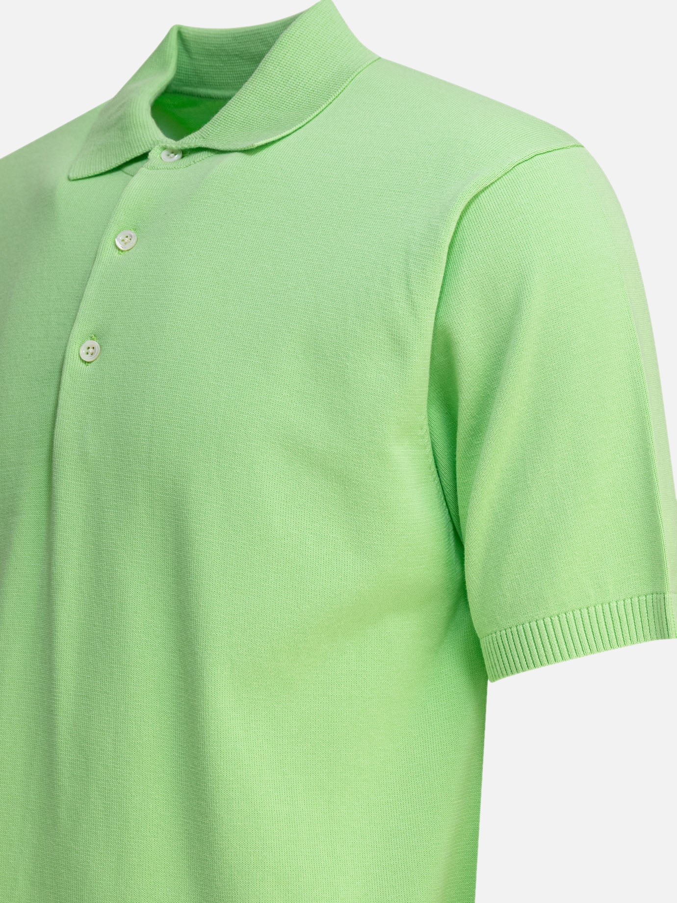 Polo shirts with buttons Solid colour Green - Beams Plus Men | PDP | VIETTI Online Store | Zoom-Modal_4