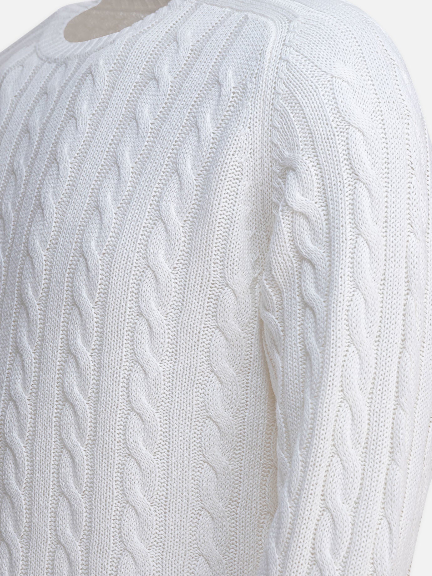 Crewneck sweaters Solid colour White - Beams Plus Men | PDP | VIETTI Online Store | Zoom-Modal_4