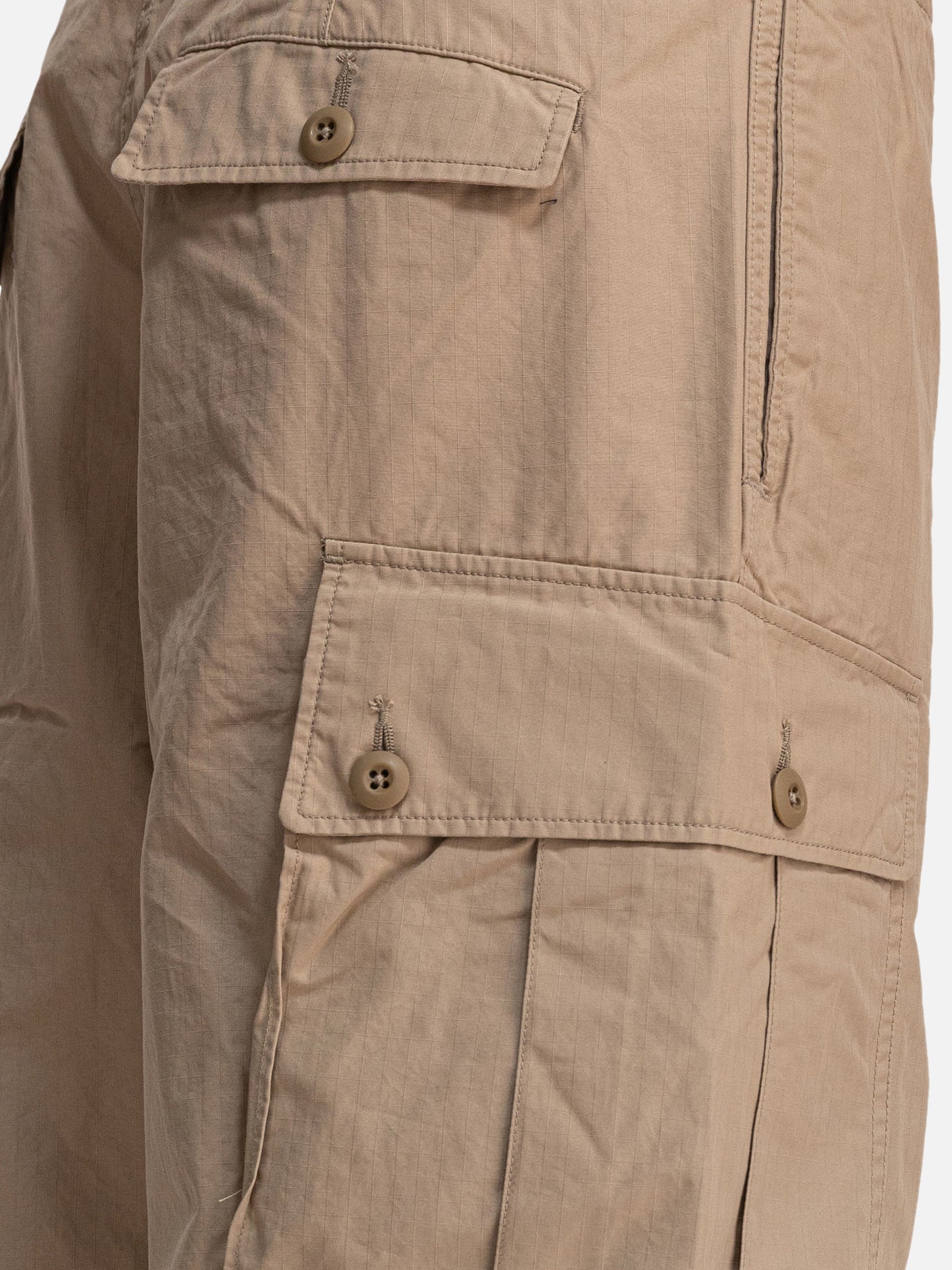 Cargo & parachute trousers Solid colour Beige - Beams Plus Men | PDP | VIETTI Online Store | Zoom-Modal_4