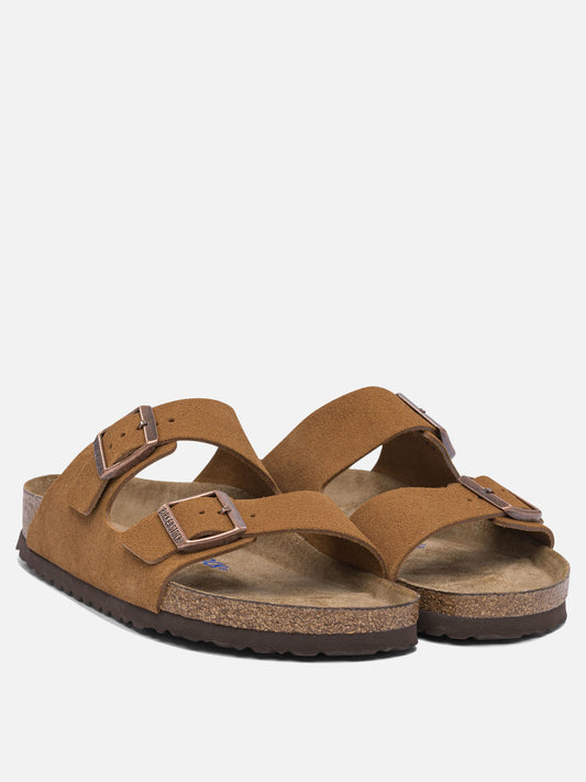 Slides 100% suede - 100% rubber Brown - Birkenstock Men | PLP | VIETTI Online Store | 2