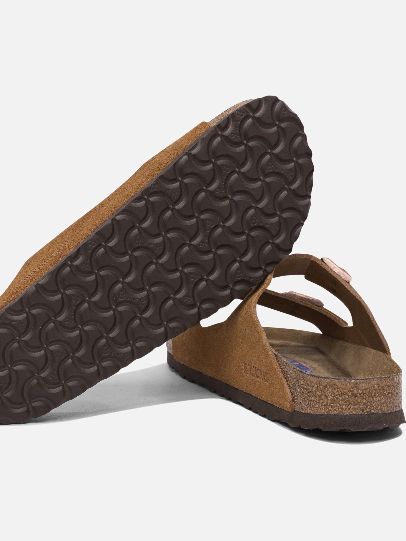Slides 100% suede - 100% rubber Brown - Birkenstock Men | PDP | VIETTI Online Store | Zoom-Modal_5