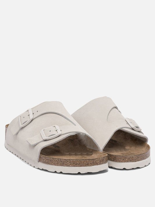 Slides 100% leather - 100% rubber White - Birkenstock Women | PLP | VIETTI Online Store | 2