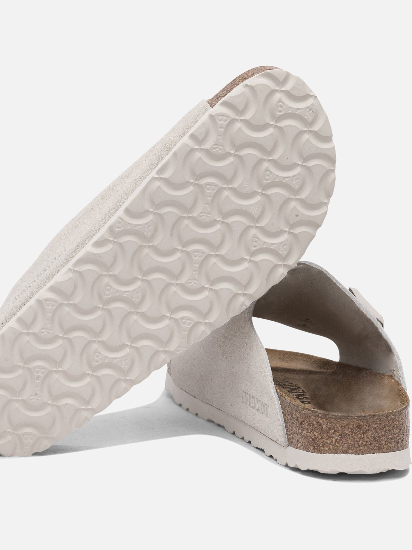 Slides 100% leather - 100% rubber White - Birkenstock Women | PDP | VIETTI Online Store | Zoom-Modal_5