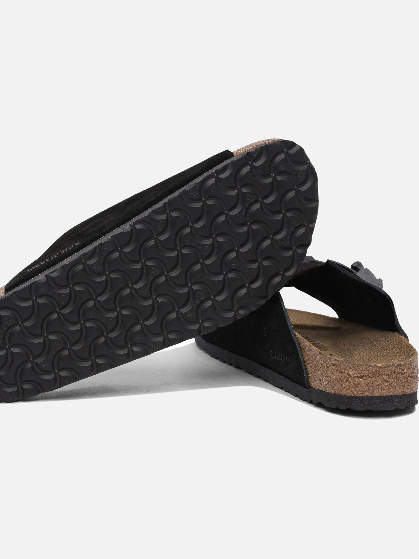Flat sandals 100% suede - 100% rubber Black - Birkenstock Men | PDP | VIETTI Online Store | Zoom-Modal_5