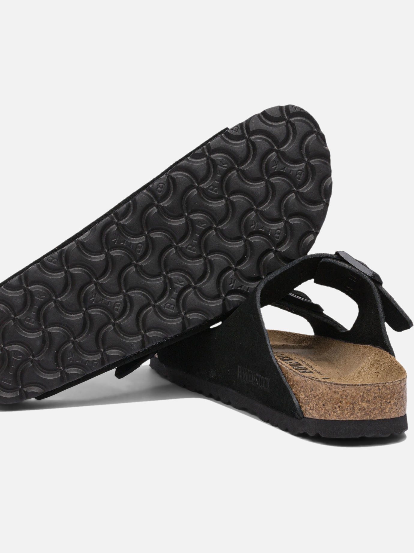 Flat sandals 100% suede - 100% rubber Black - Birkenstock Women | PDP | VIETTI Online Store | Zoom-Modal_5