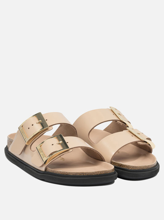 Flat sandals 100% leather - 100% eva Beige - Birkenstock Women | PLP | VIETTI Online Store | 2