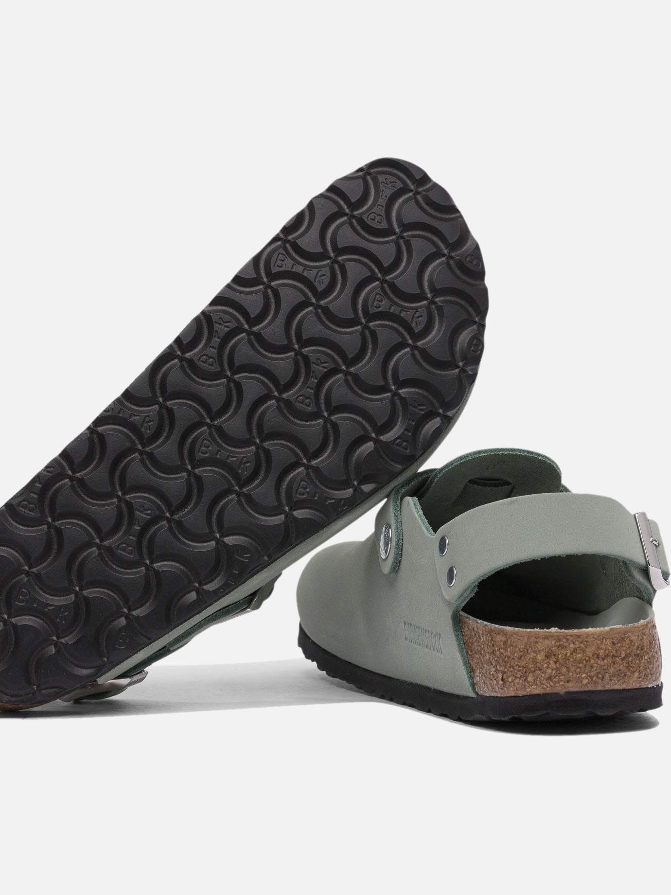 Flat sandals 100% leather - 100% eva Green - Birkenstock Women | PDP | VIETTI Online Store | Zoom-Modal_5