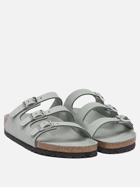 Flat sandals 100% leather - 100% eva Green - Birkenstock Women | PLP | VIETTI Online Store | 2