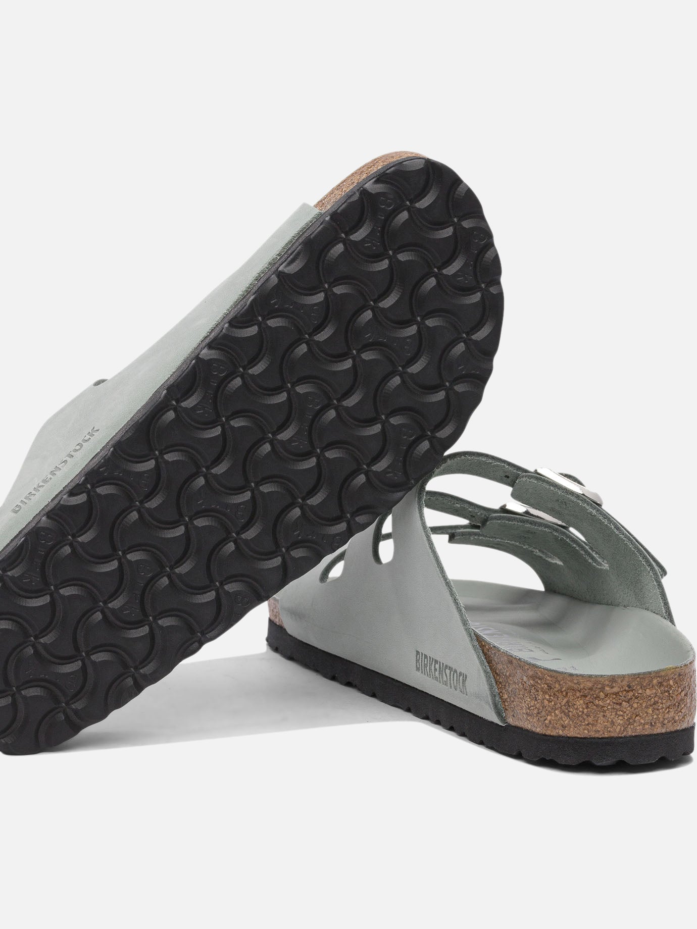 Flat sandals 100% leather - 100% eva Green - Birkenstock Women | PDP | VIETTI Online Store | Zoom-Modal_5