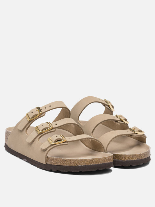 Flat sandals 100% leather - 100% eva Beige - Birkenstock Women | PLP | VIETTI Online Store | 2