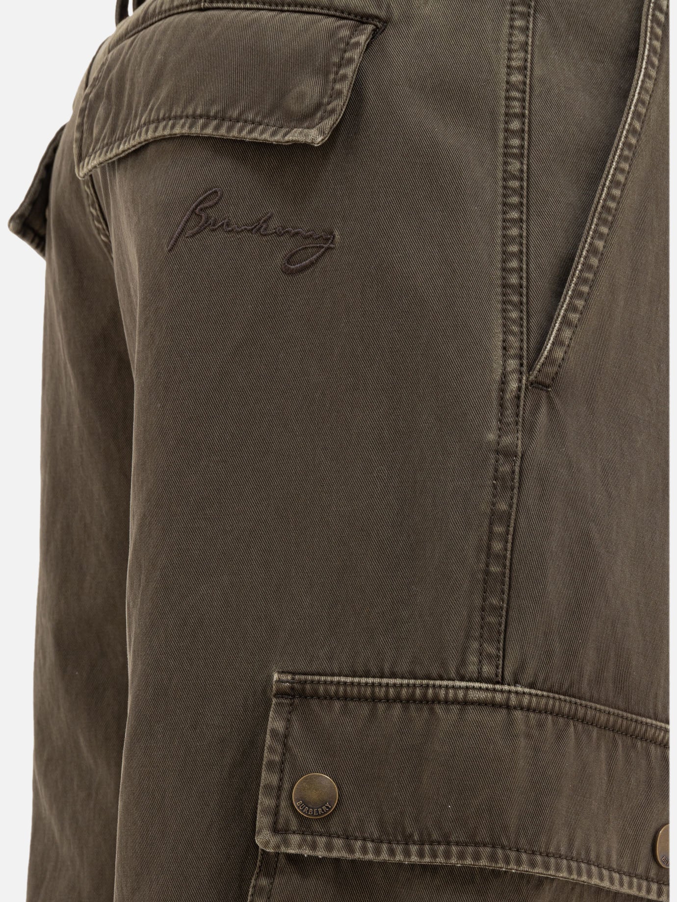 Cargo & parachute trousers Solid colour Brown - Burberry Men | PDP | VIETTI Online Store | Zoom-Modal_4