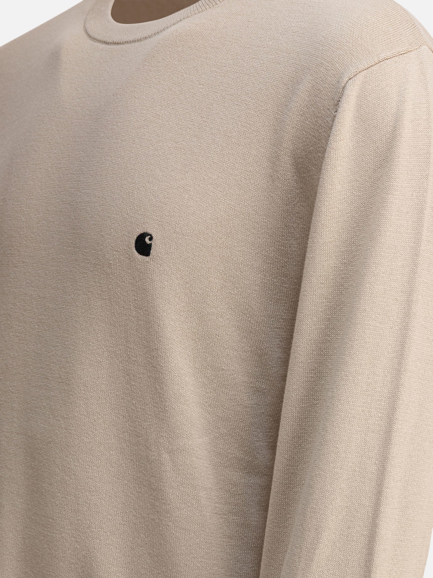 Crewneck sweaters Logo Beige - Carhartt WIP Men | PDP | VIETTI Online Store | Zoom-Modal_4
