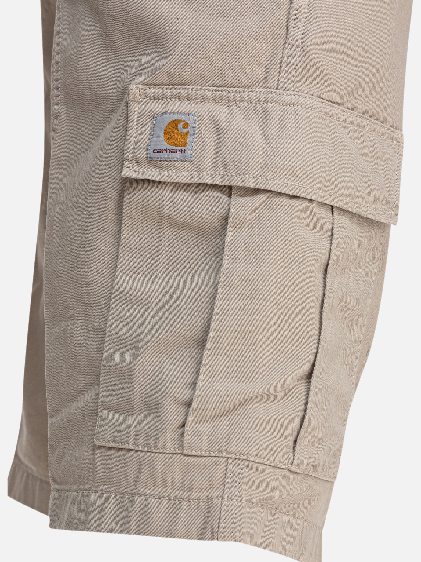 Cargo shorts Solid colour Beige - Carhartt WIP Men | PDP | VIETTI Online Store | Zoom-Modal_4