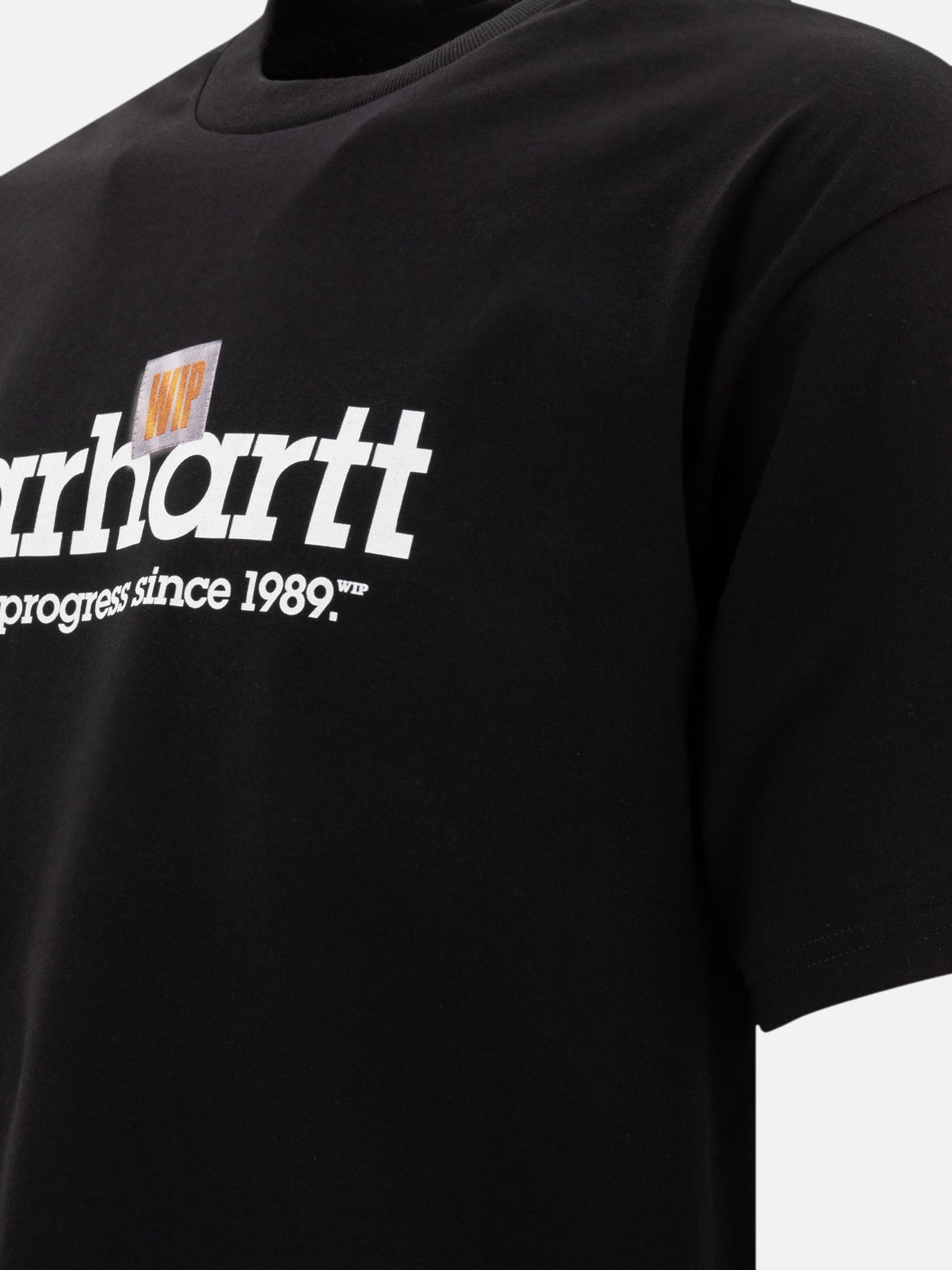 Crewneck t-shirts Logo Black - Carhartt WIP Men | PDP | VIETTI Online Store | Zoom-Modal_4