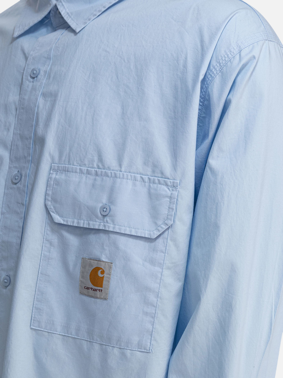 Carhartt WIP "L/S Irwin" shirt Light blue